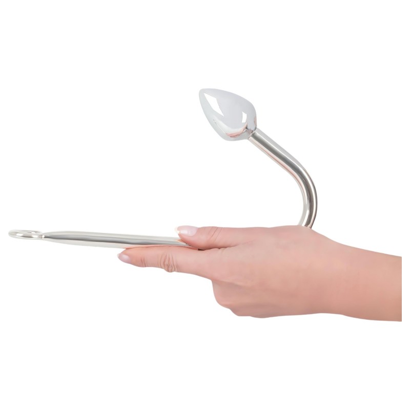 You2Toys - alumínium anál horog (179 g, ezüst) 137260 termék bemutató kép