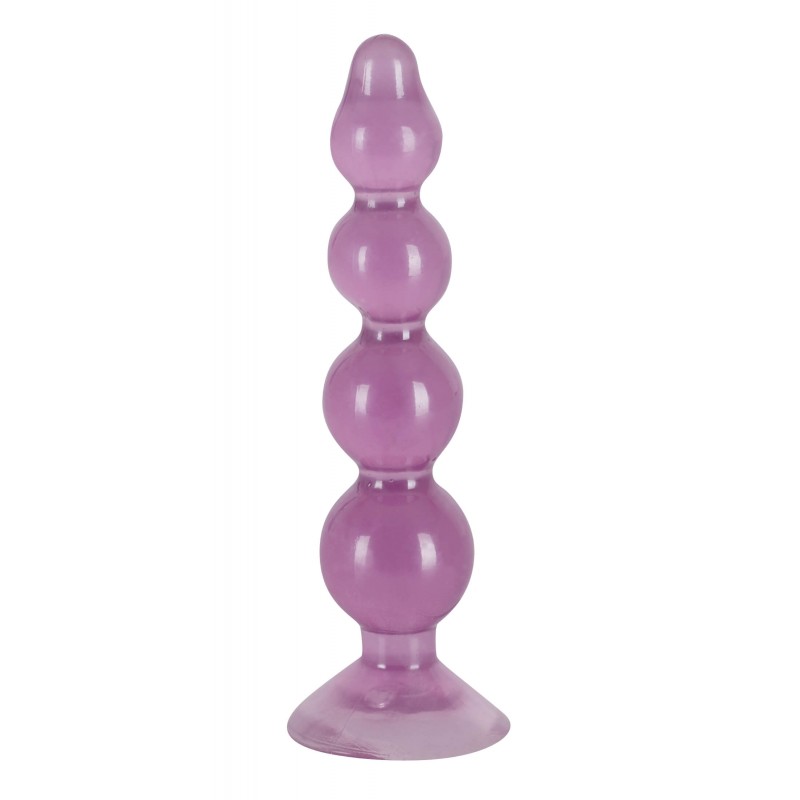 You2Toys - anal beads - tapadókorongos análbot (lila) 61140 termék bemutató kép