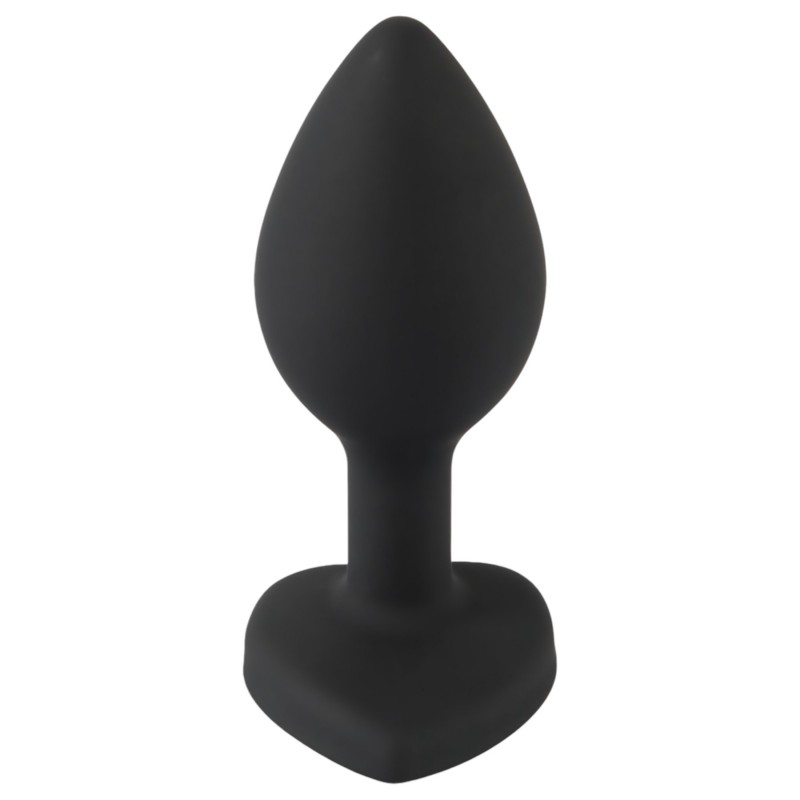 You2Toys Anal Plug - fehér köves anál plug (fekete) 119963 termék bemutató kép