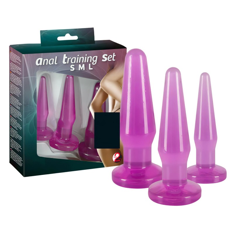 You2Toys - Anál tréning plug szett - 3 db (lila) 130264 termék bemutató kép