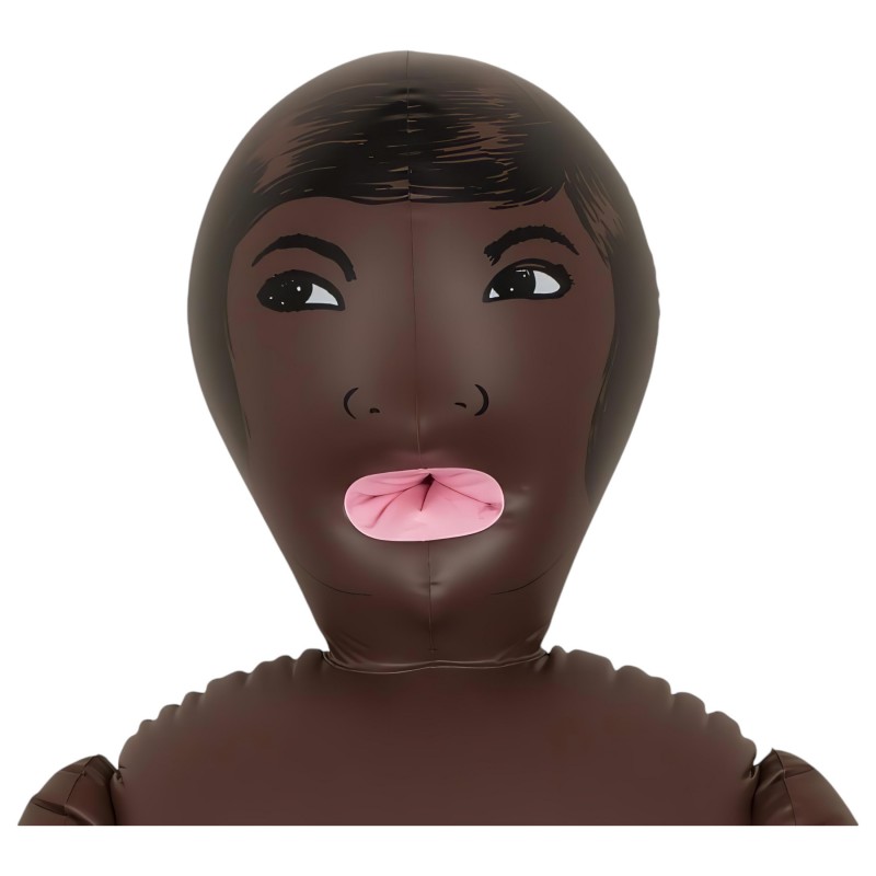 You2Toys Beauty Queen - felfújható guminő szexbaba (fekete) 157023 termék bemutató kép