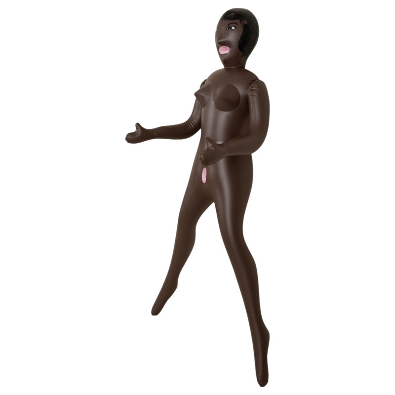 You2Toys Beauty Queen - felfújható guminő szexbaba (fekete) 157025 termék bemutató kép