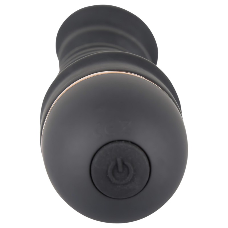 You2Toys - Bendy Ripple - bordázott vibrátor (fekete) 108512 termék bemutató kép