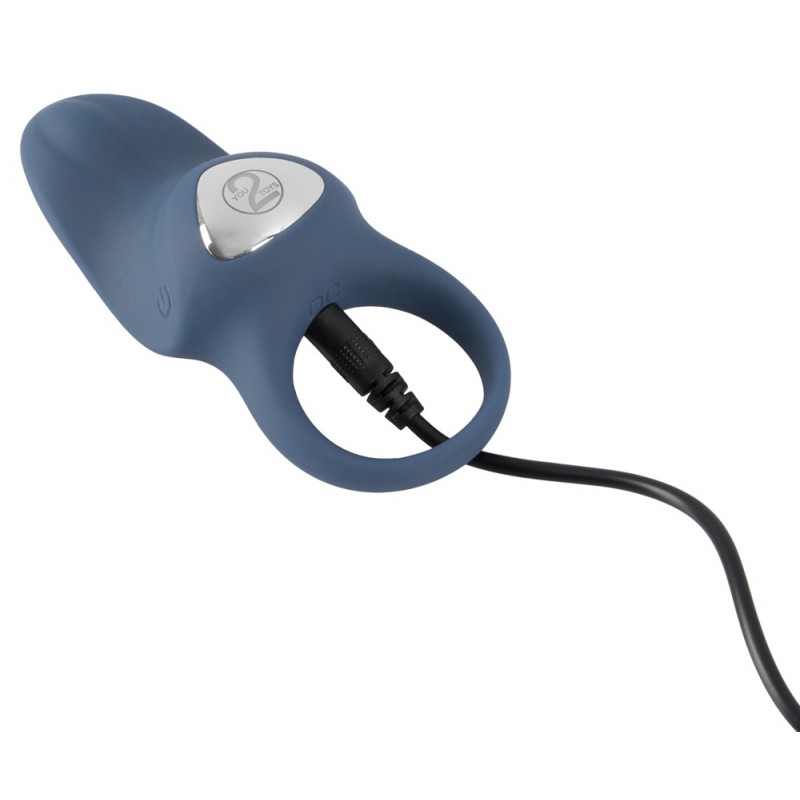 You2Toys - Cock Ring - akkus vibrációs péniszgyűrű (kék) 34210 termék bemutató kép