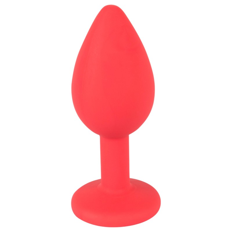 You2Toys - Colorful JOY - szilikon anál plug - kicsi (piros) 136421 termék bemutató kép