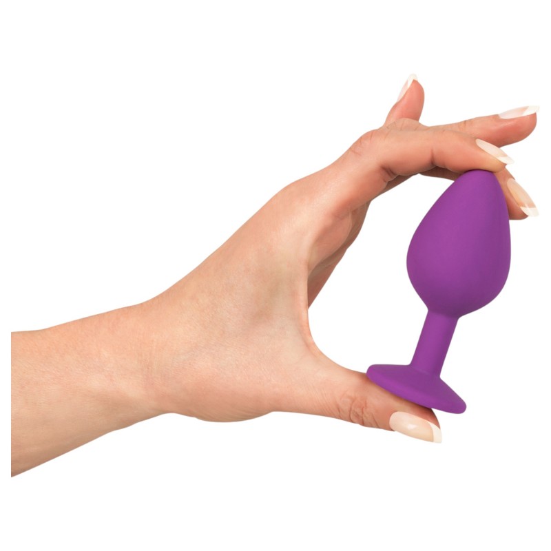 You2Toys - Colorful JOY - szilikon anál plug - közepes (lila) 136429 termék bemutató kép