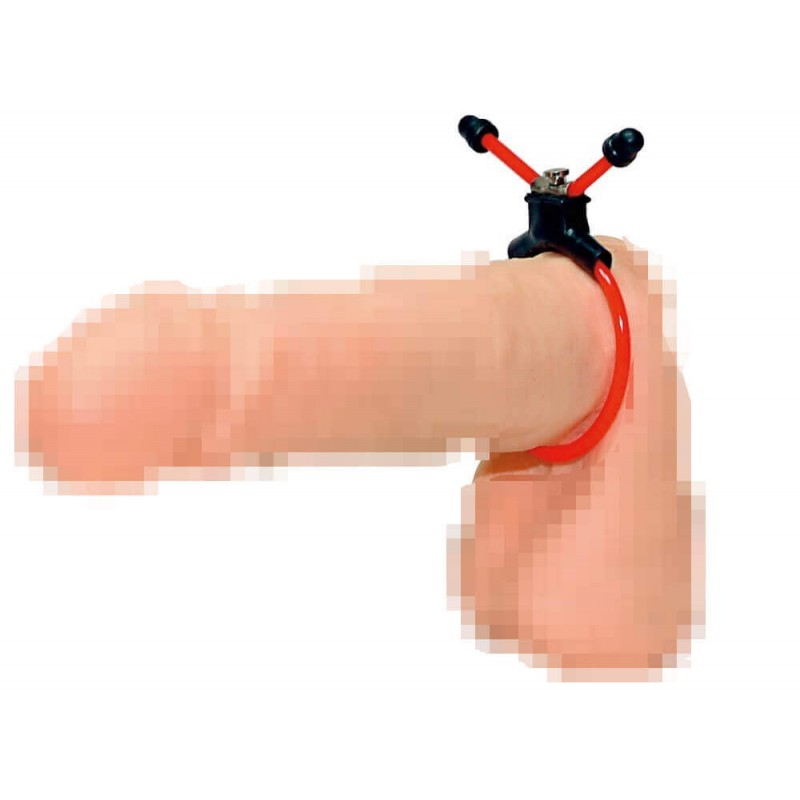 You2Toys - állítható péniszgyűrű (piros) 67254 termék bemutató kép