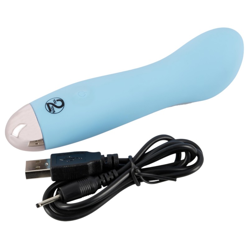 You2Toys - Cuties Mini Blue - akkus, G-pont vibrátor (türkiz) 136567 termék bemutató kép