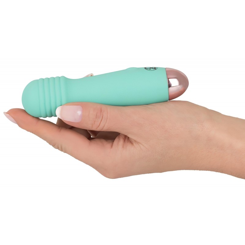You2Toys - Cuties Mini Wand - akkus, mini masszírozó vibrátor (zöld) 136571 termék bemutató kép