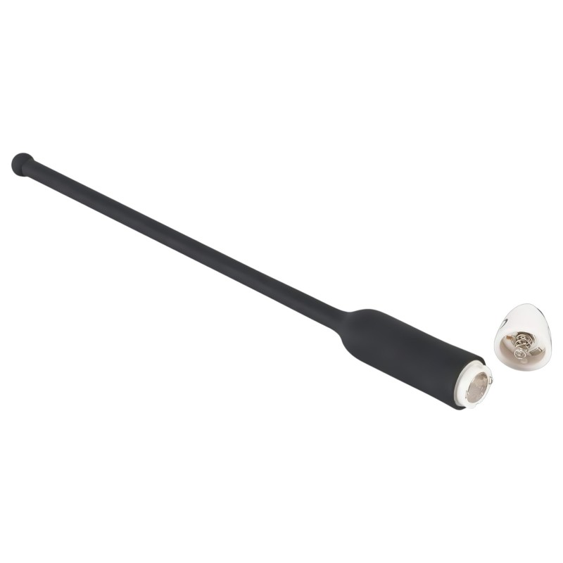You2Toys DILATOR - fekete szilikon, vibrációs húgycső dilátor (8-11 mm) 157880 termék bemutató kép