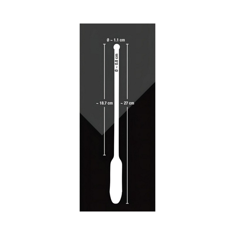 You2Toys DILATOR - fekete szilikon, vibrációs húgycső dilátor (8-11 mm) 157881 termék bemutató kép