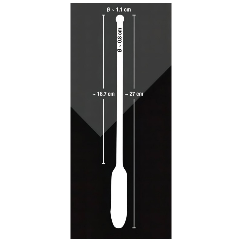 You2Toys DILATOR - fekete szilikon, vibrációs húgycső dilátor (8-11 mm) 157882 termék bemutató kép