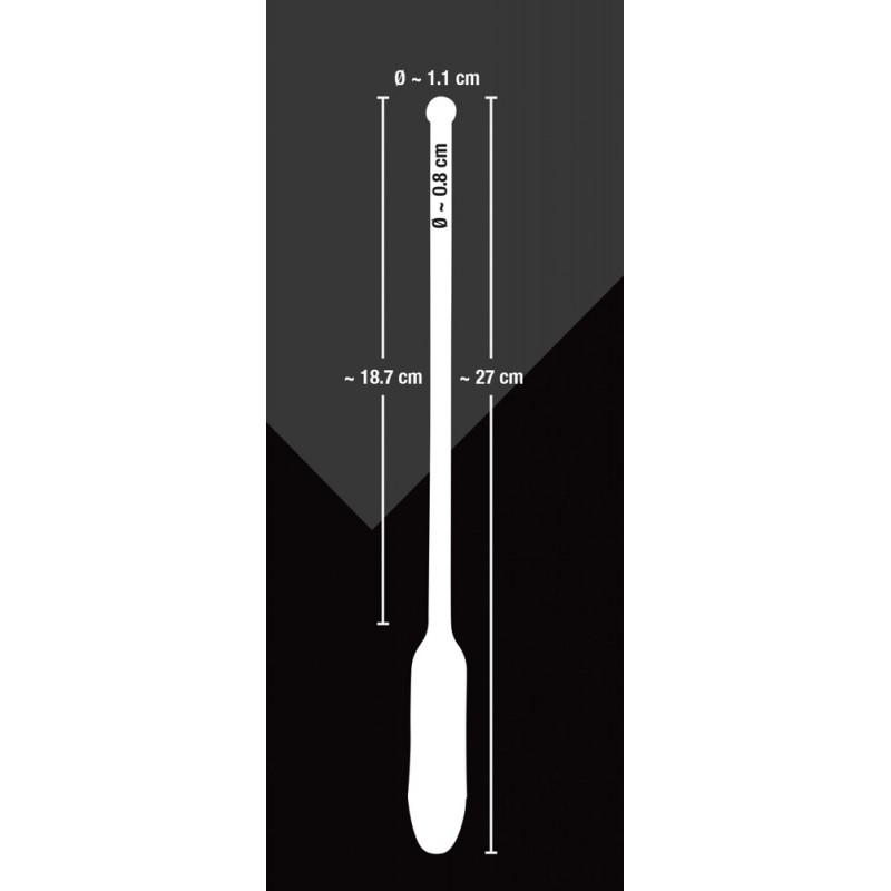 You2Toys DILATOR - szilikon, vibrációs dilátor - fekete (8-11mm) 61878 termék bemutató kép