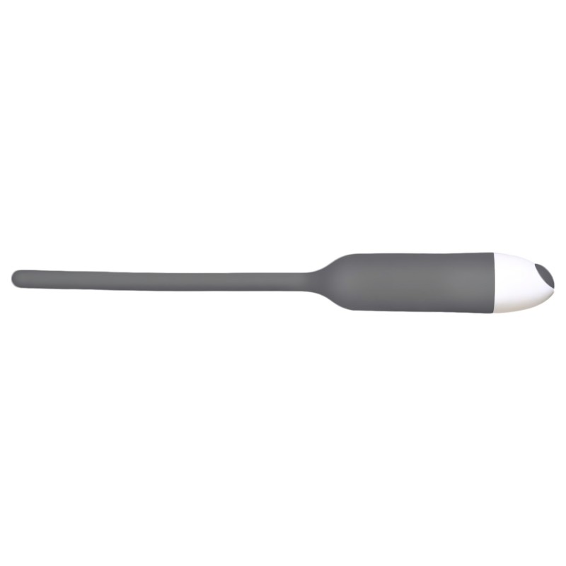 You2Toys - DILATOR - szilikon dilátor vibrációval - szürke (6mm) 120230 termék bemutató kép