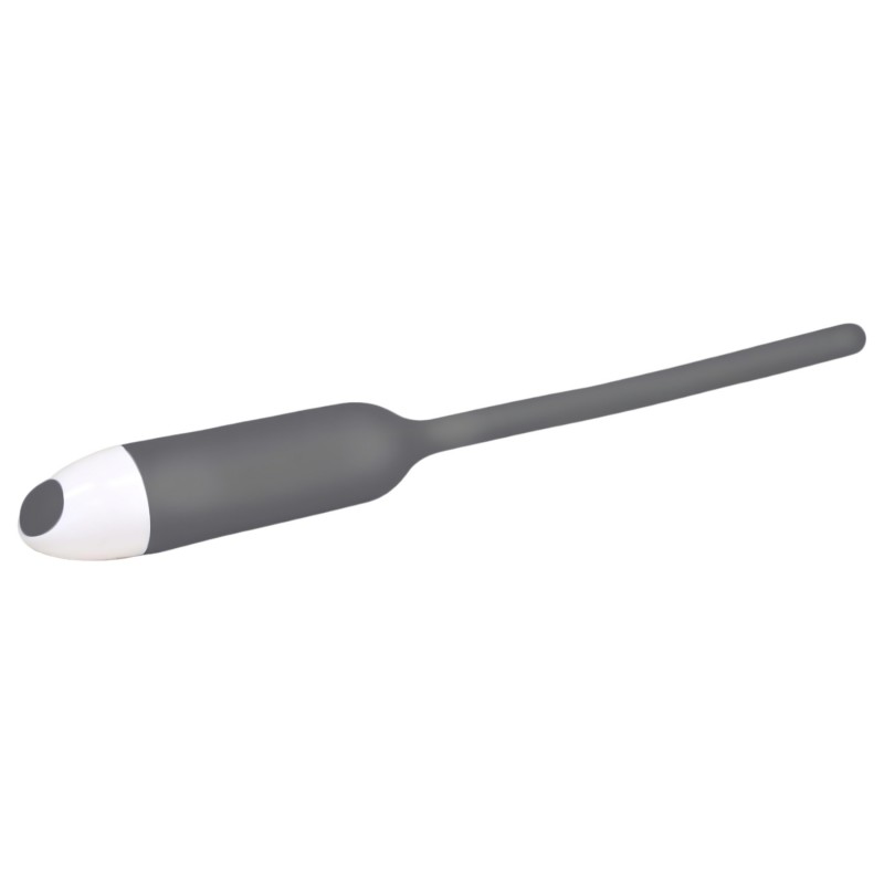 You2Toys - DILATOR - szilikon dilátor vibrációval - szürke (6mm) 120231 termék bemutató kép