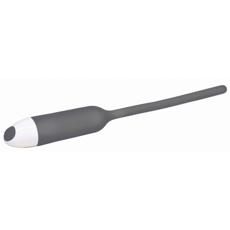 You2Toys - DILATOR - szilikon dilátor vibrációval - szürke (6mm) 60912 termék bemutató kép