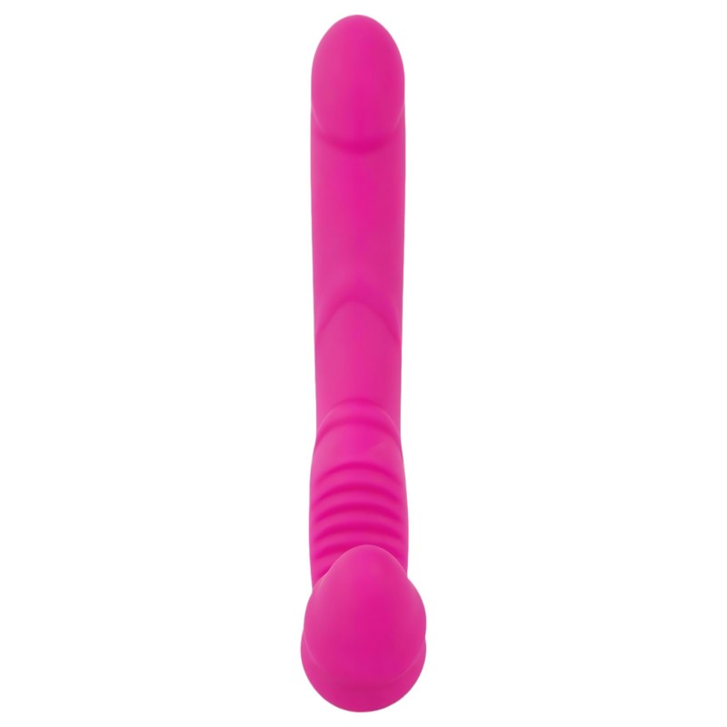You2Toys Double2Teaser - felcsatolható vibrátor pánt nélkül pároknak (pink) 158054 termék bemutató kép