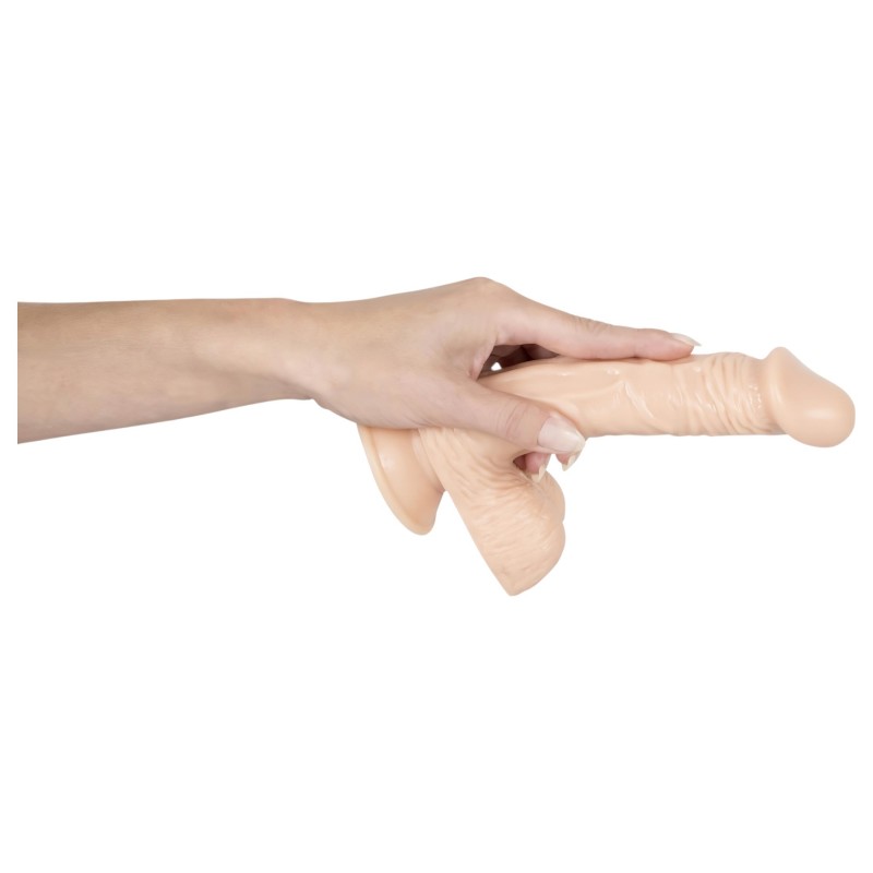 You2Toys - Európai szerető - herés dildó - közepes (testszínű) 135761 termék bemutató kép