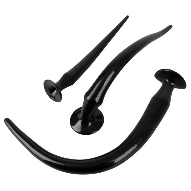 You2Toys - extra hosszú anál plug szett (3 részes) - fekete 73502 termék bemutató kép