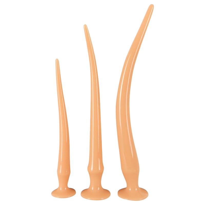 You2Toys - extra hosszú plug dildó szett (3 részes) - natúr 103792 termék bemutató kép