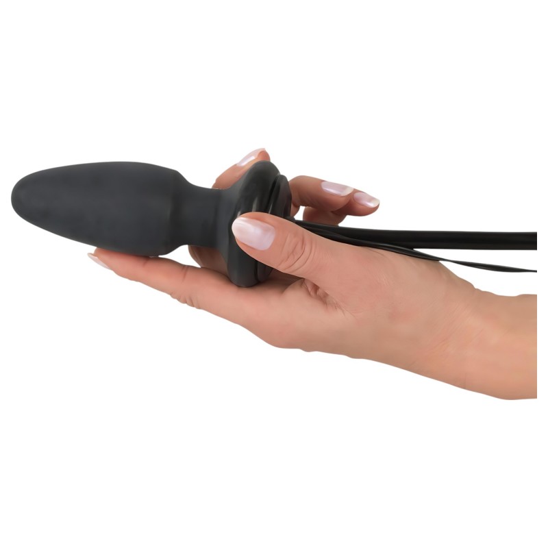 You2Toys Fanny Hill's - pumpálható anál vibrátor (fekete) 168885 termék bemutató kép