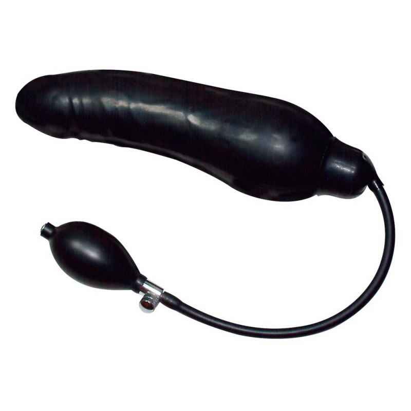 You2Toys - latex pumpálható análtágító - fekete (nagy) 61506 termék bemutató kép