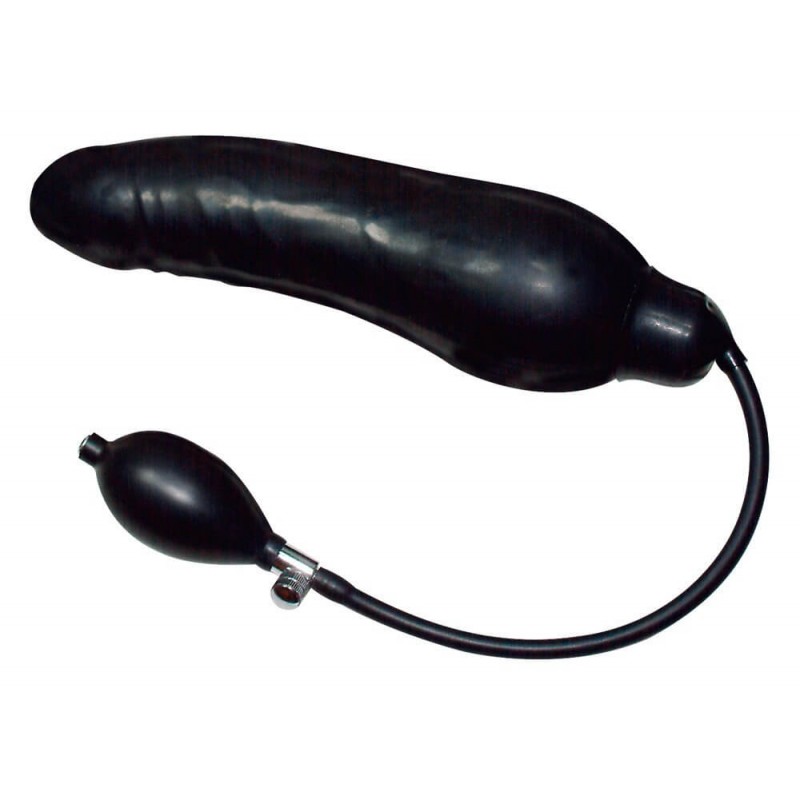 You2Toys - latex pumpálható análtágító - fekete (nagy) 93388 termék bemutató kép