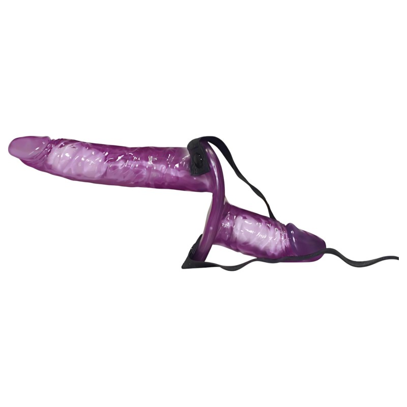 You2Toys - felcsatolható dupla vibrátor, strap on pároknak 156950 termék bemutató kép
