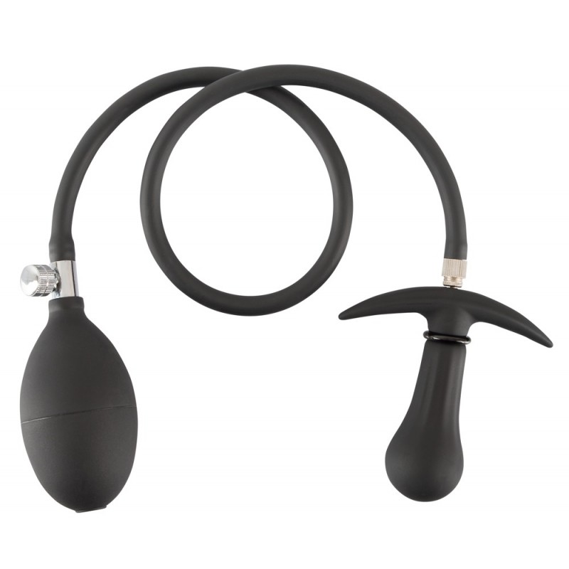 You2Toys - golyós, pumpálható anál plug (fekete) 62570 termék bemutató kép