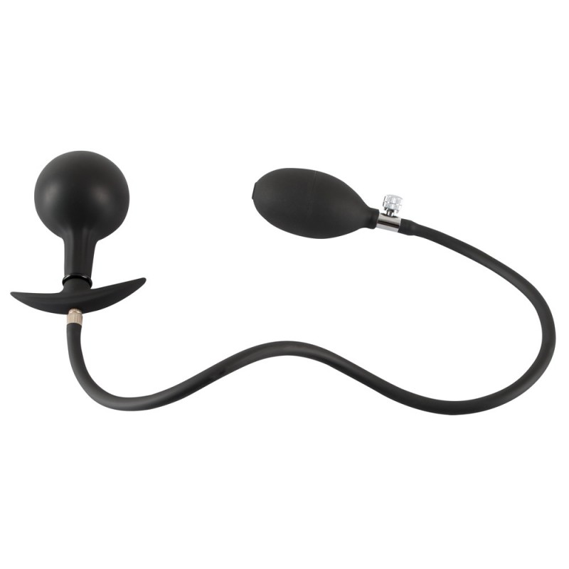 You2Toys - golyós, pumpálható anál plug (fekete) 62571 termék bemutató kép