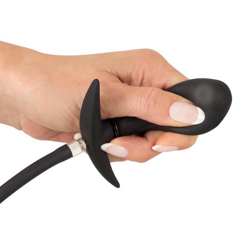 You2Toys - golyós, pumpálható anál plug (fekete) 62574 termék bemutató kép