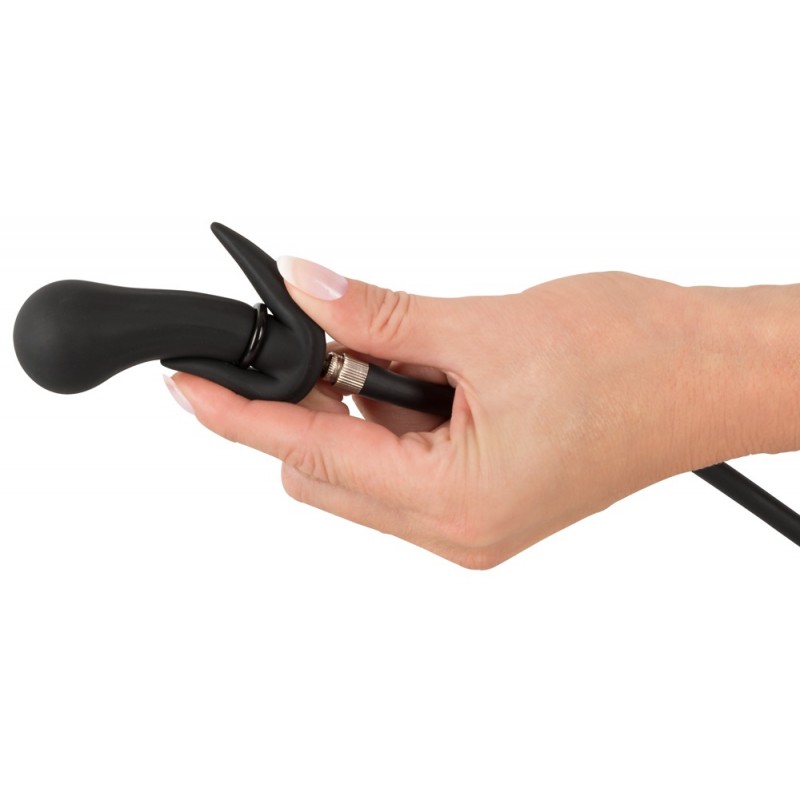 You2Toys - golyós, pumpálható anál plug (fekete) 62576 termék bemutató kép