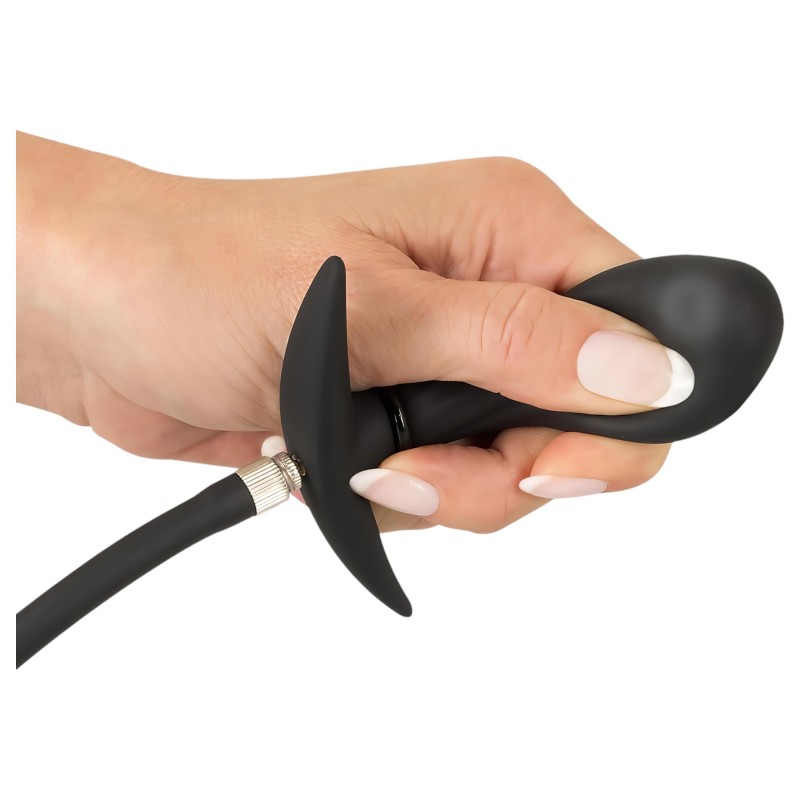 You2Toys - golyós, pumpálható anál plug (fekete) 103758 termék bemutató kép