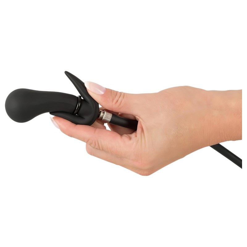 You2Toys - golyós, pumpálható anál plug (fekete) 103760 termék bemutató kép