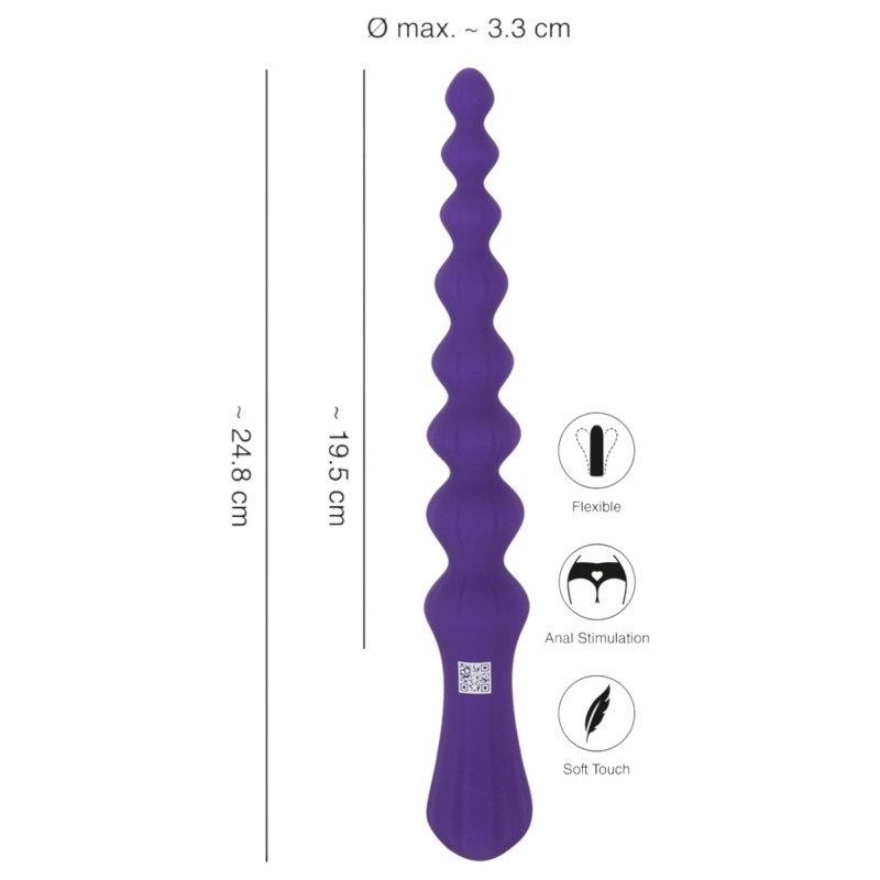 You2Toys - Gömbös, flexibilis anál dildó (lila) 97351 termék bemutató kép