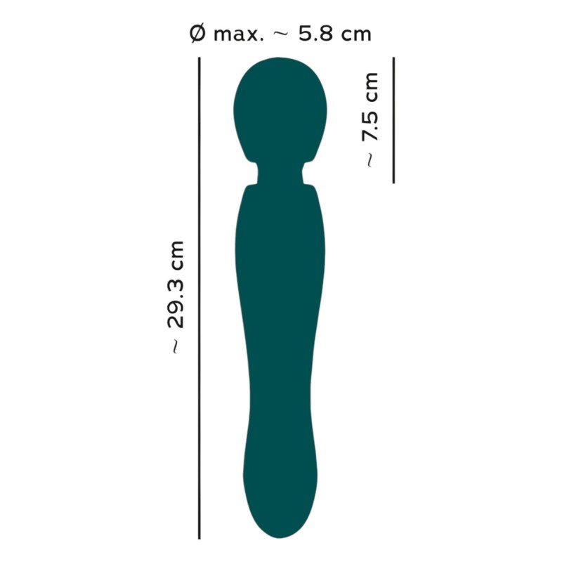 You2Toys Grande - akkus wand masszírozó vibrátor (zöld) 97128 termék bemutató kép
