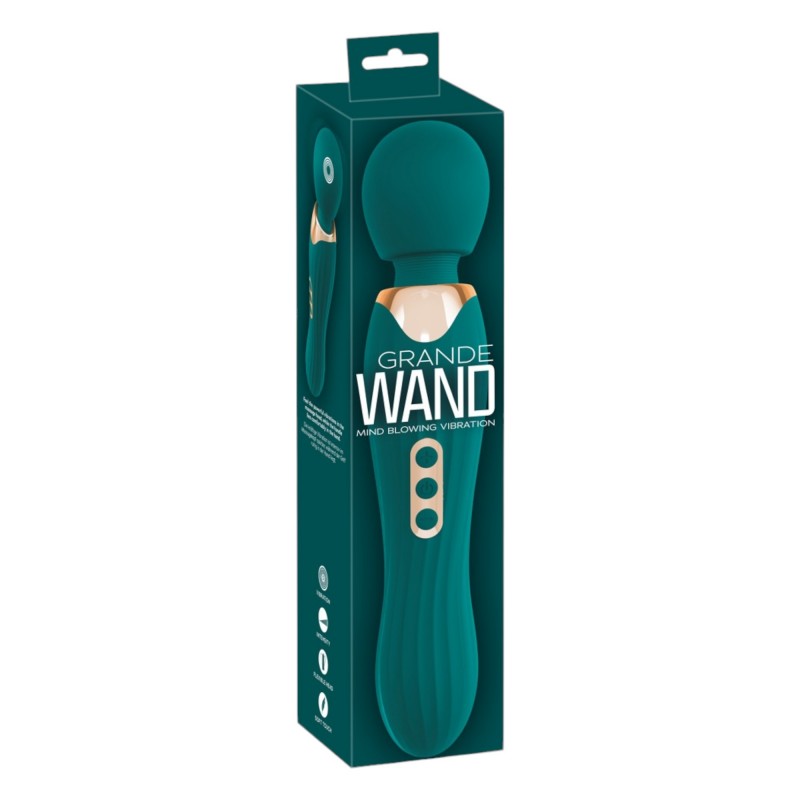 You2Toys Grande - akkus wand masszírozó vibrátor (zöld) 97129 termék bemutató kép