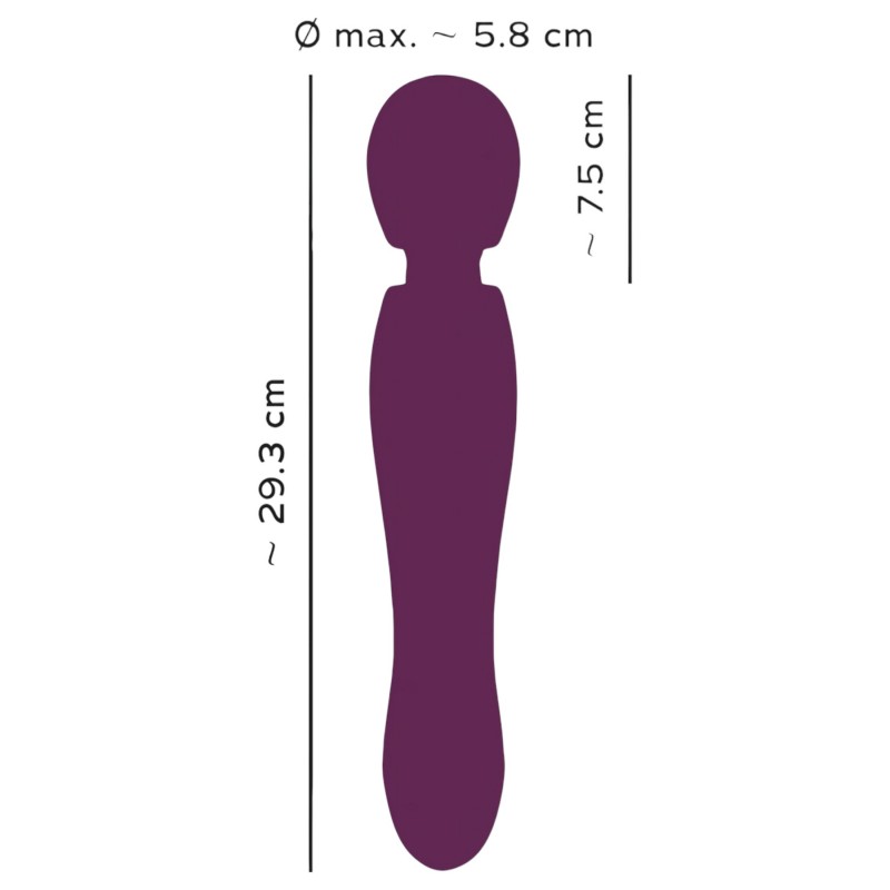 You2Toys Grande - akkus wand masszírozó vibrátor (piros) 154730 termék bemutató kép