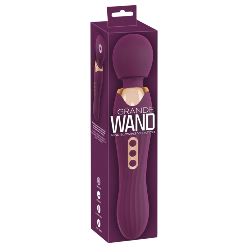 You2Toys Grande - akkus wand masszírozó vibrátor (piros) 154731 termék bemutató kép