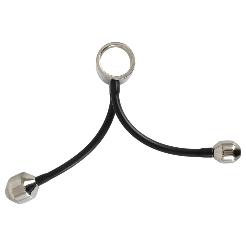 You2Toys Heavy Gear - heregyűrű anál súllyal (fekete) 116846 termék bemutató kép