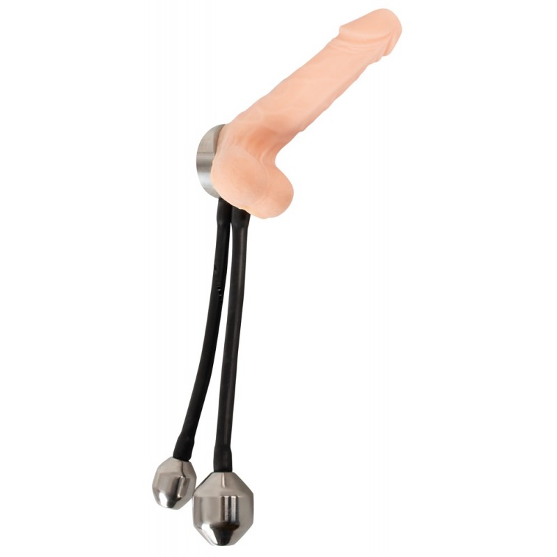 You2Toys Heavy Gear - heregyűrű anál súllyal (fekete) 62559 termék bemutató kép