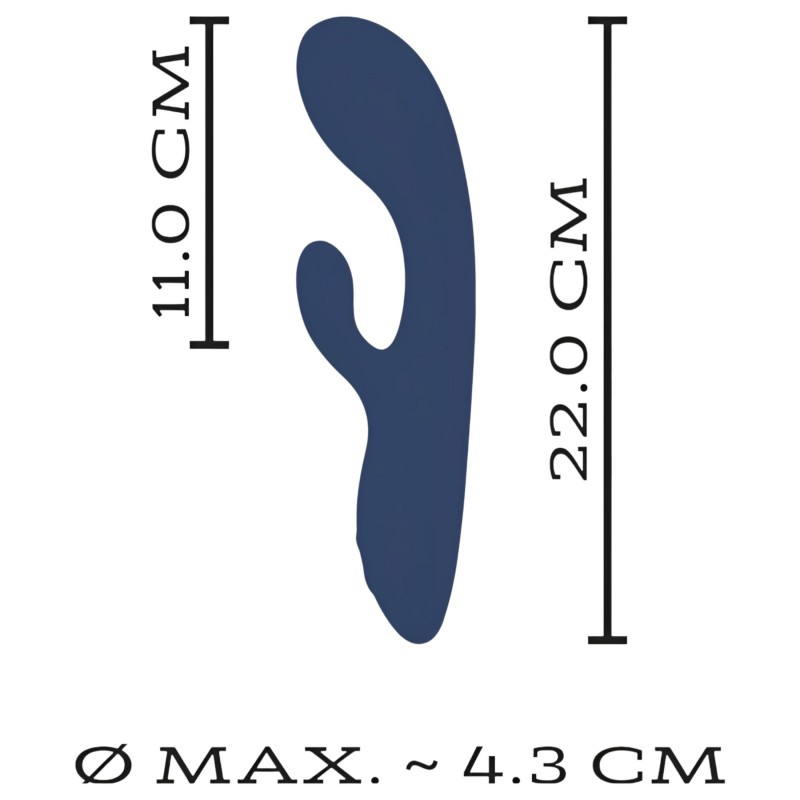 You2Toys Intense - csiklókaros, G-pont vibrátor (fekete) 98355 termék bemutató kép