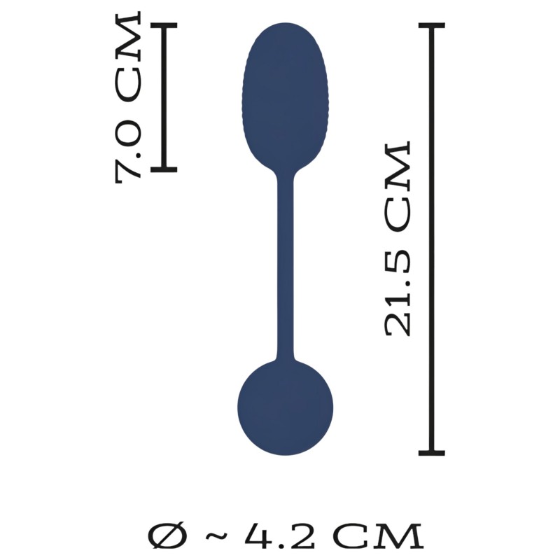 You2Toys Intense RC - vibrotojás (fekete) 162890 termék bemutató kép