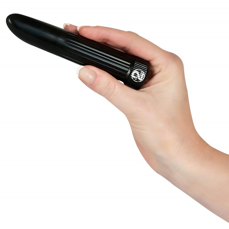 You2Toys Lady Finger - kompakt, barázdált vibrátor (fekete) 156956 termék bemutató kép