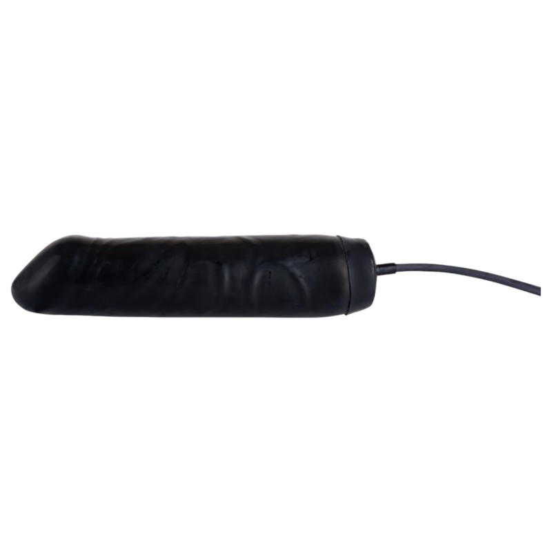 You2Toys - latex, pumpálható élethű análtágító (fekete) 168890 termék bemutató kép