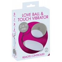 You2Toys - Love ball - akkus, 2in1 vibrációs tojás (szürke) 73026 termék bemutató kép