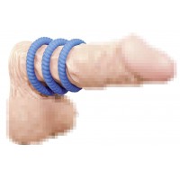 You2Toys - Lust péniszgyűrű trió - kék 67273 termék bemutató kép