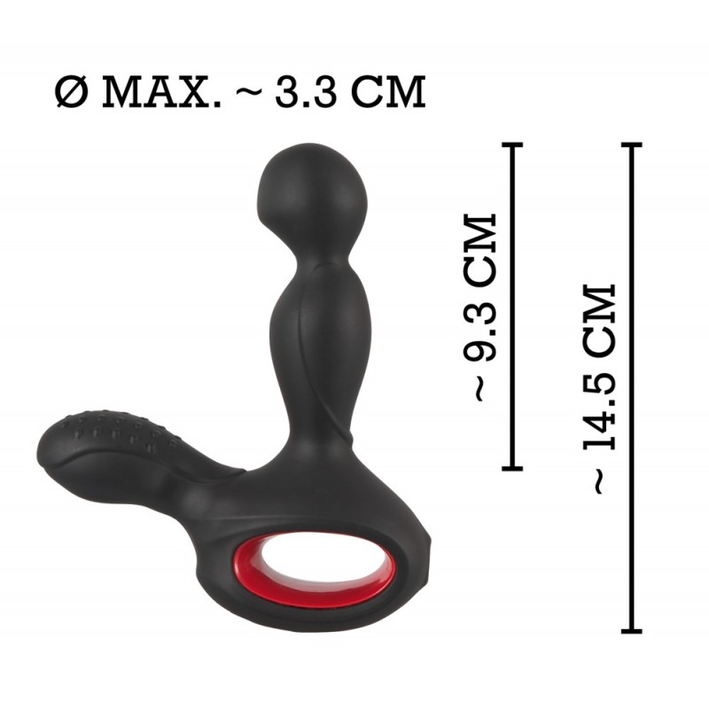 You2Toys Massager - forgó, melegítő prosztata vibrátor (fekete) 80531 termék bemutató kép