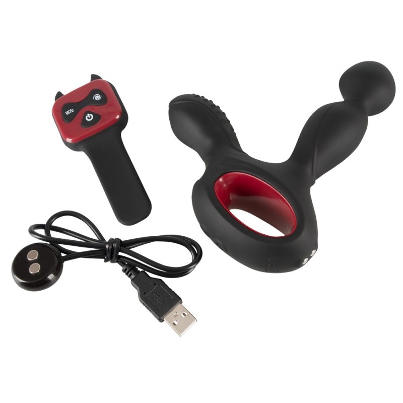 You2Toys Massager - forgó, melegítő prosztata vibrátor (fekete) 80527 termék bemutató kép
