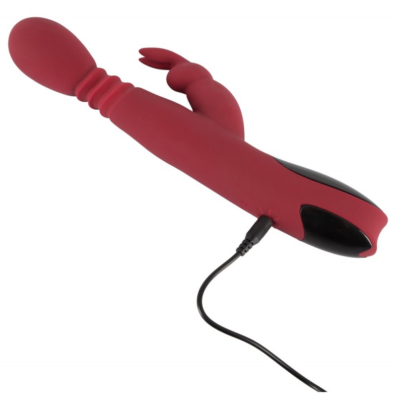 You2Toys Massager - lökő-forgó, melegítő G-pont vibrátor (piros) 61987 termék bemutató kép